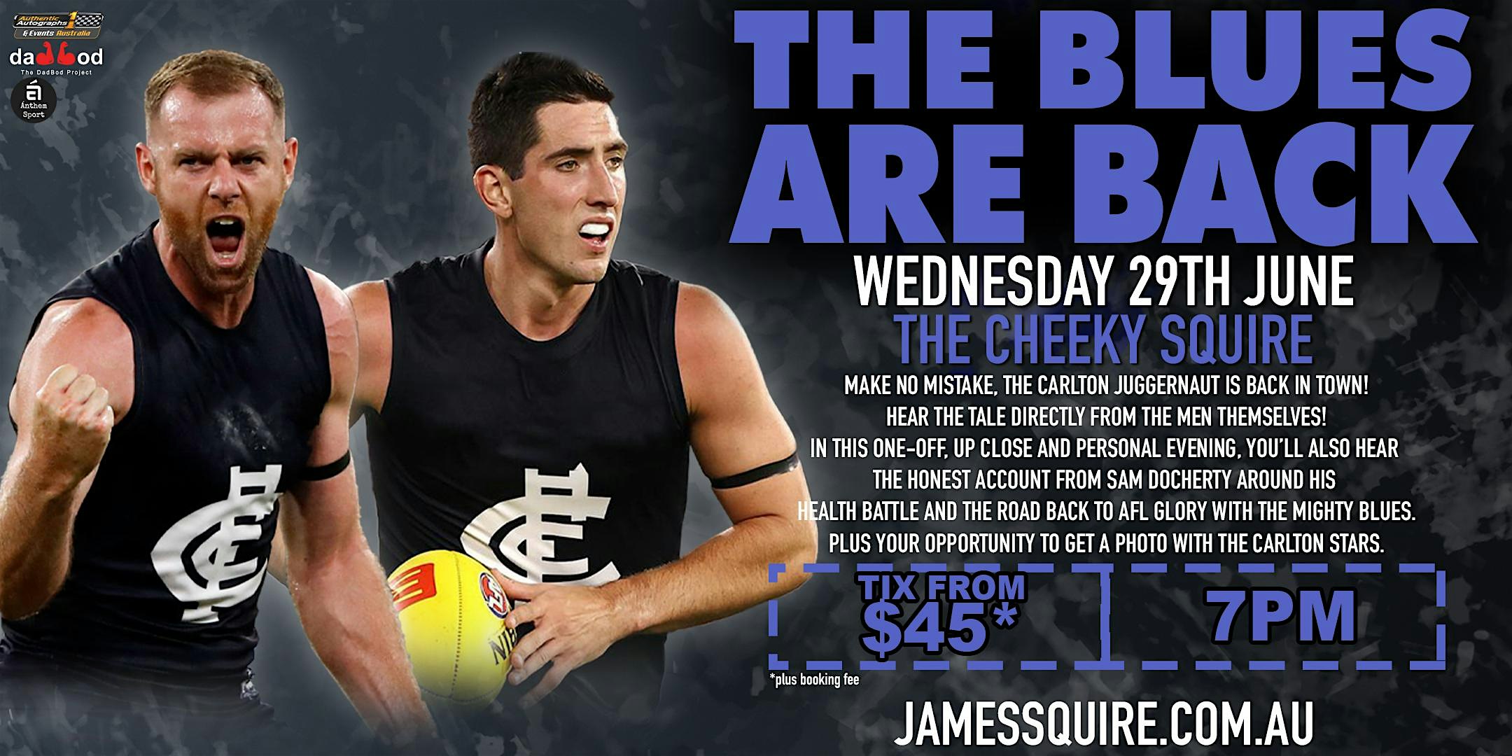 The Blues Are Back ft Docherty & Weitering LIVE at Cheeky Squire, Frankston