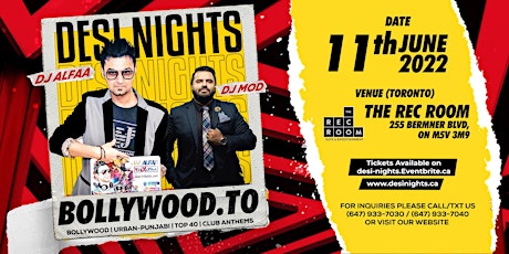 Desi Nights ™ - Bollywood.TO tickets