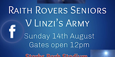 Linzi’s Army v Raith Rovers Seniors tickets