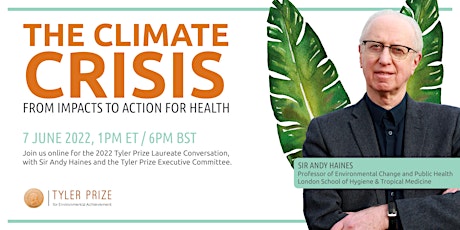 The Climate Crisis – from Impacts to Action for Health tickets