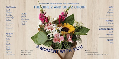 The Girl'Z and Boy'Z Choir - A moment with you tickets