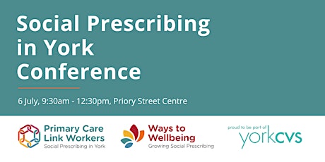 Social Prescribing in York Conference tickets