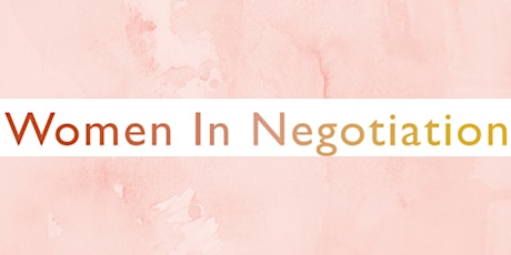 Conference Carrière - Women in Negotiation