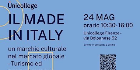 Il made in Italy: un marchio culturale nel mercato globale tickets