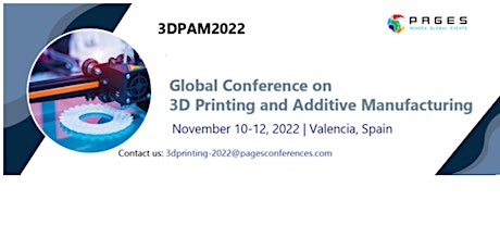 Global Conference on 3D Printing and Additive Manufacturing entradas