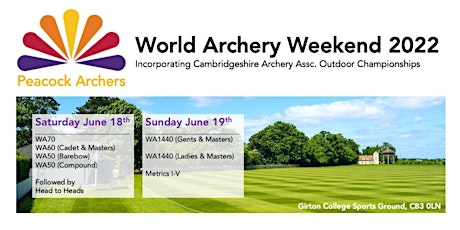 World Archery Weekend 18th & 19th June 2022 tickets