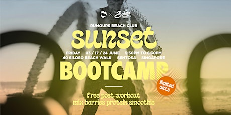 Rumours Sunset Bootcamp - Get Fit, Get Beachy tickets