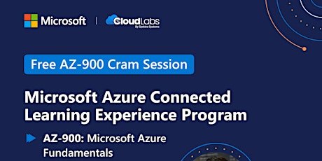 Microsoft Azure Connected Learning Program | AZ-900: Microsoft Azure tickets