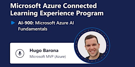 Microsoft Azure Connected Learning Program | AI-900: Microsoft Azure tickets