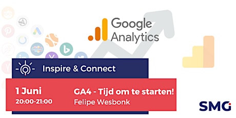 Google Analytics 4: het is nu tijd om te starten! | 1 Juni tickets