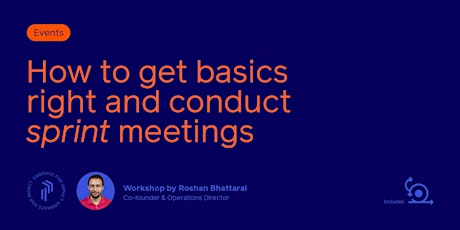 KSS: How to get basics right and conduct sprint meetings Tickets
