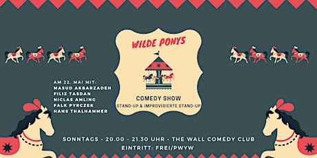 Stand-up Comedy • F-Hain • 20 Uhr | "Wilde Ponys" tickets