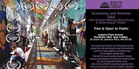 City As Canvas: Above the Free Walls" Film Screening and Director Q&A tickets