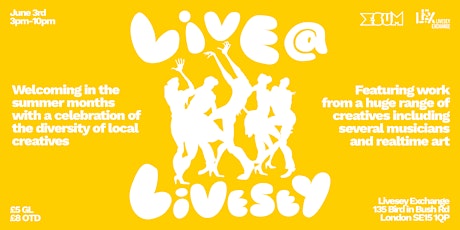 SUM Presents : Live @ Livesey tickets
