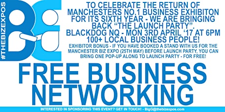 Free Business Networking (167 Booked On so far) - Manchester. primary image