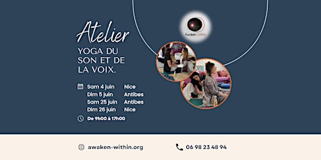 Atelier Yoga du Son et de la Voix. tickets