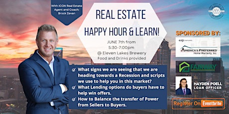Realtor Happy Hour and Coaching;  Signs we are heading into a Recession tickets