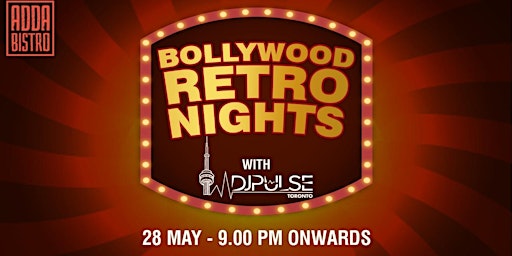 Retro Bollywood Night with DJ Pulse