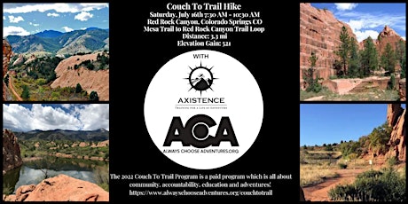Couch To Trail - Hike Red Rock Canyon in Colorado Springs tickets