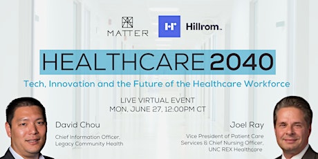 Healthcare 2040:Tech, Innovation and the Future of the Healthcare Workforce tickets