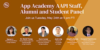 App Academy AAPI Staff, Alumni & Student Panel