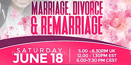 Mature Christian Singles : Marriage , Divorce and Remarriage tickets