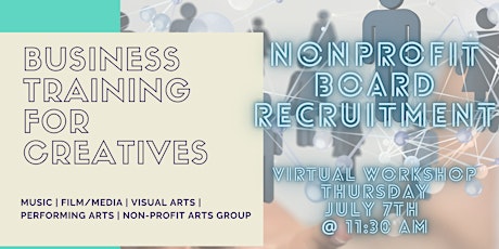 NONPROFIT Board Recruitment - Creative Nonprofit Series tickets