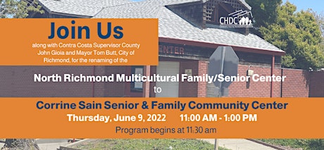 North Richmond Multicultural and Senior Center Renaming Celebration tickets