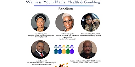 Wellness, Youth Mental Health & Gambling tickets