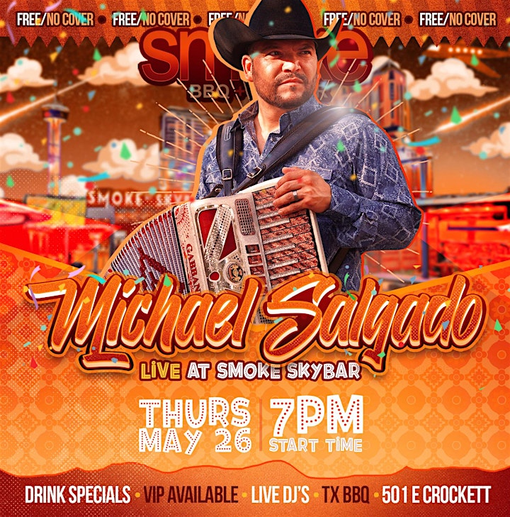 Michael Salgado LIVE at Smoke Skybar │ May 26, 2022 image