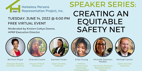HPRP Speaker Series: Creating an Equitable Safety Net tickets