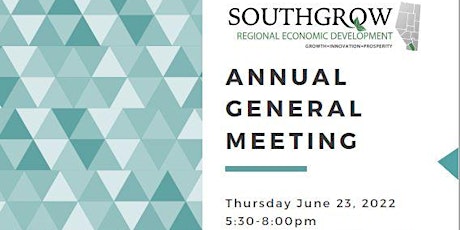 2022 Annual General Meeting of the SouthGrow Regional Initiative tickets