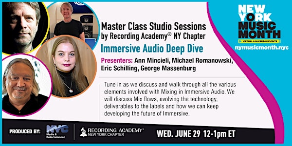 Masterclass: Immersive Audio Deep Dive
