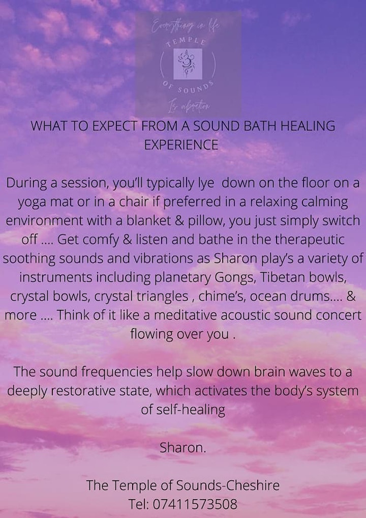 Healing Mediative Sound Baths image