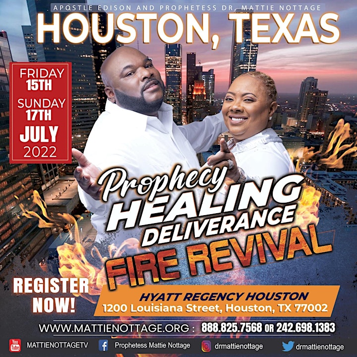 PROPHECY, HEALING DELIVERANCE FIRE REVIVAL HOUSTON, TEXAS USA image