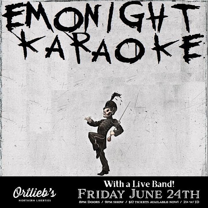 EMO NIGHT KARAOKE - live band karaoke image