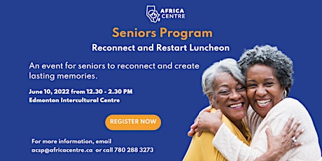 Reconnect and Restart Luncheon with Seniors tickets