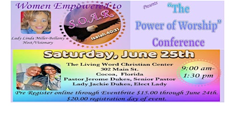 SOAR  "The Power of Worship" Conference tickets