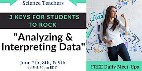 3 Keys for Students to Rock “Analyzing & Interpreting Data” Challenge boletos