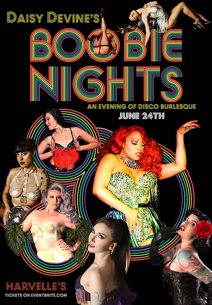 Boobie Nights ~ an Evening of Disco Burlesque! image