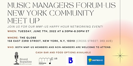 Music Managers Forum-US New York Community Meet Up tickets