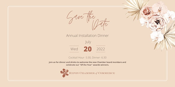 Installation and Awards Dinner 2022