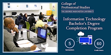 GW's IT Bachelor's Degree Completion Program Online Information Session tickets