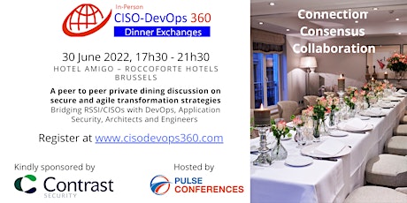 CISO-DevOps 360 Dinner Exchange - Brussels tickets