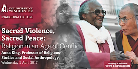 ‘Sacred Violence, Sacred Peace’: Religion in an Age of Conflict - Lecture primary image