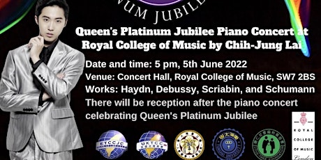 Queen's Platinum Jubilee  Piano Concert at Royal College of Music tickets