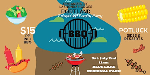 90s Portland Friends and Family BBQ Picnic