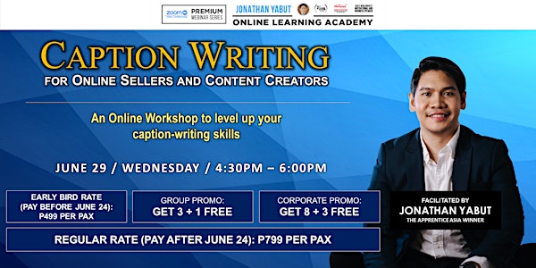 Caption Writing for Online Sellers and Content Creators