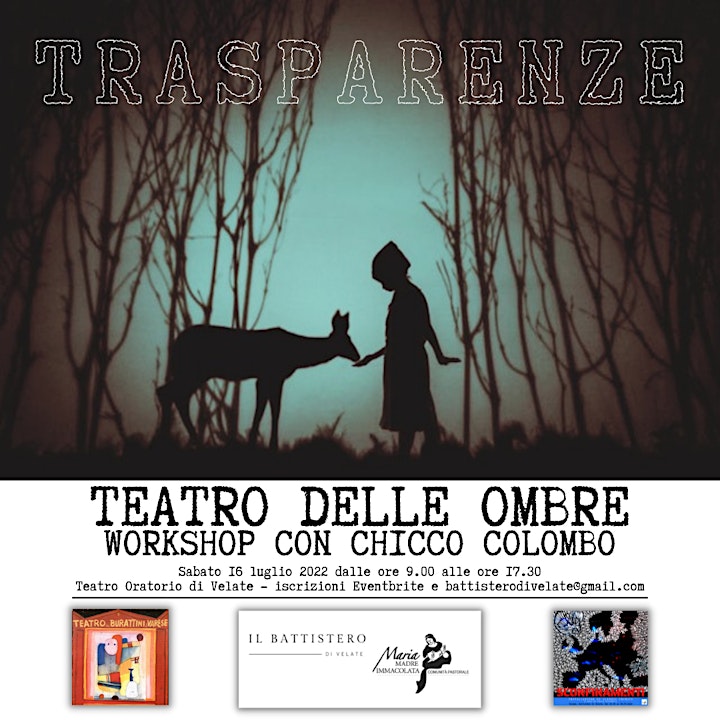 Immagine SCONFINAMENTI. Trasparenze: Workshop Teatro delle Ombre con Chicco Colombo