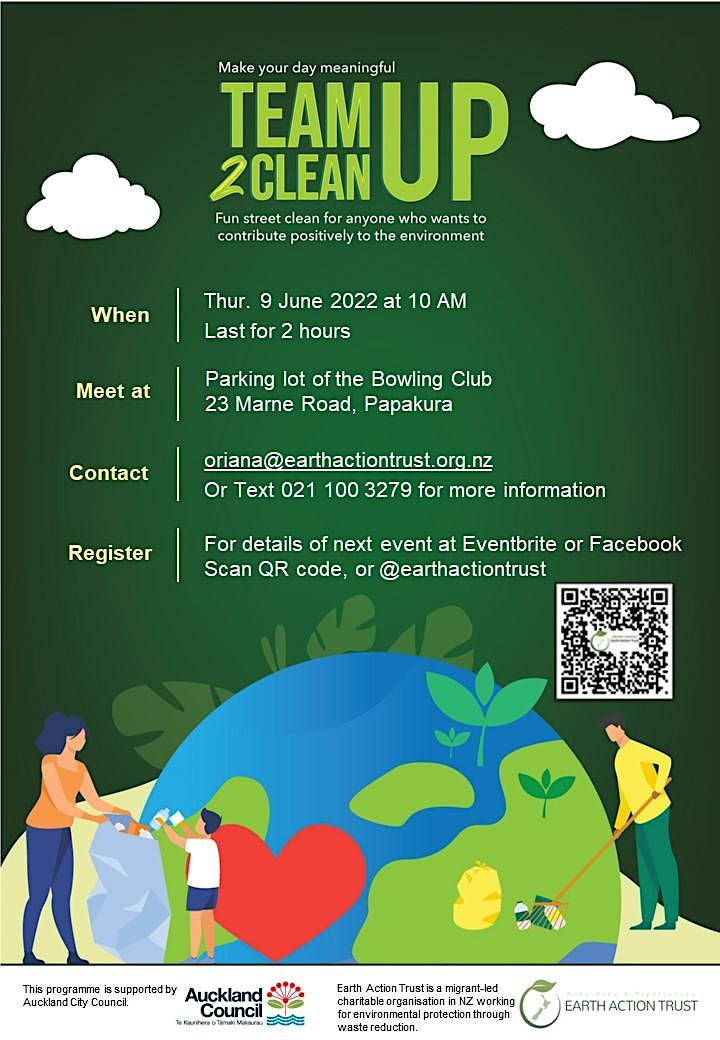 Team Up 2 Clean Up - 9  June (Thursday) image